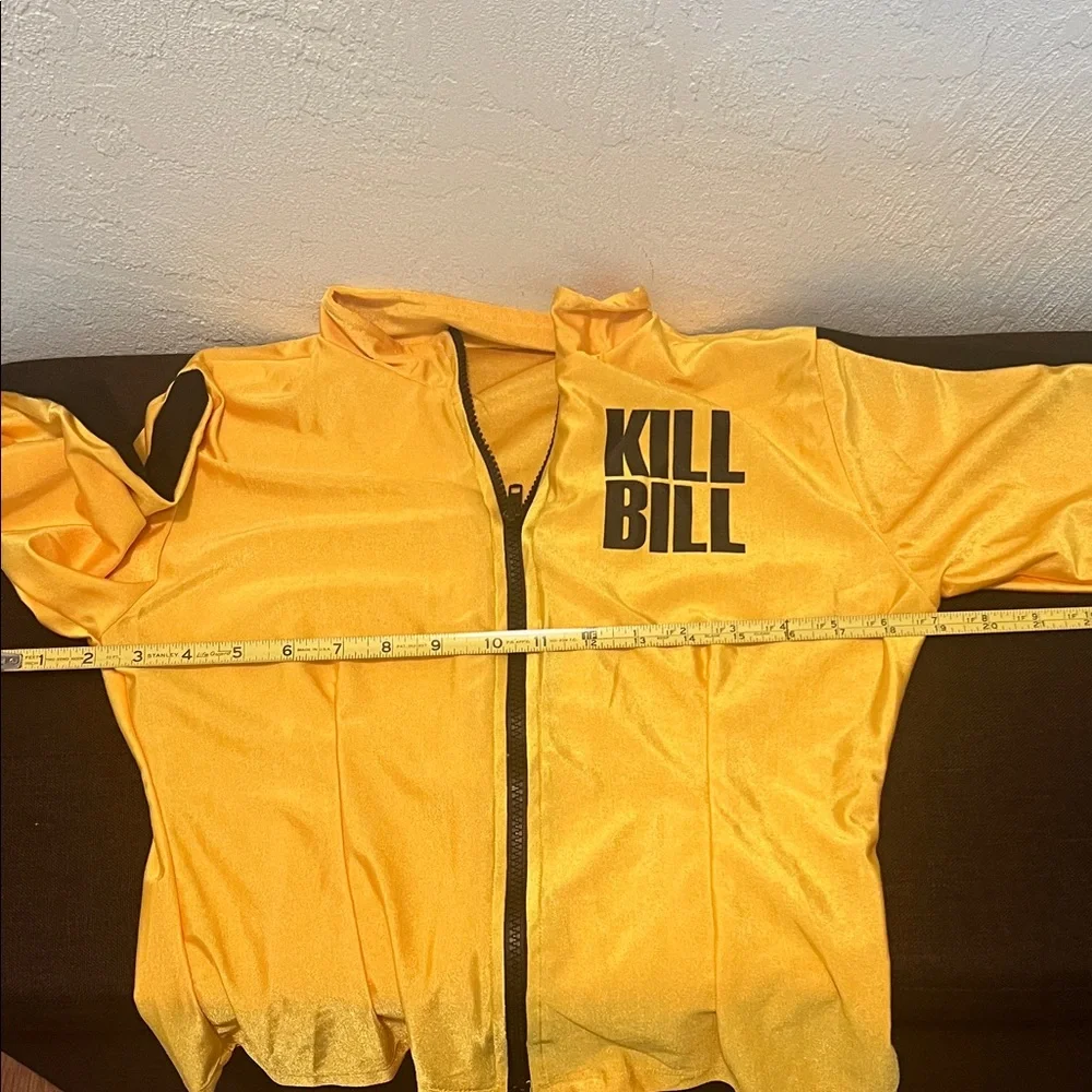 #1659** Yellow "Kill Bill" Track Suit Jacket and Pants - Picture 4 of 13